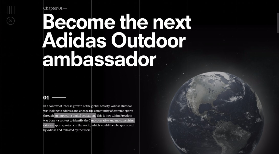 Adidas Claim Freedom - Werkstatt – interactive workshop
