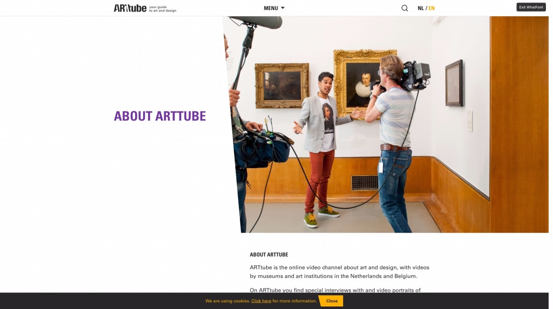 About ARTtube - ARTtube - Online museumchannel about art, design and exhibitions