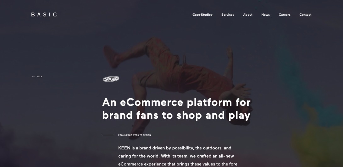 KEEN Omnichannel eCommerce Web Design Case Study