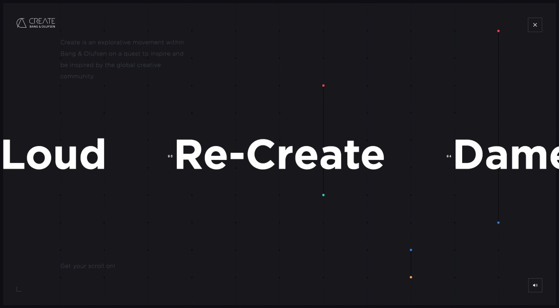 Re-Create - Bang & Olufsen Create