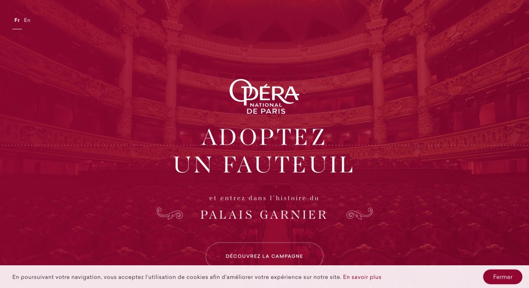 Adoptez un fauteuil – Fauteuils de l’Opéra de Paris