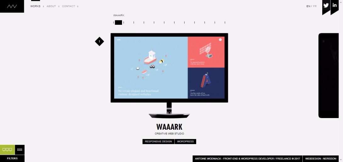 Antoine Wodniack - Front-end & WordPress developer / Freelance