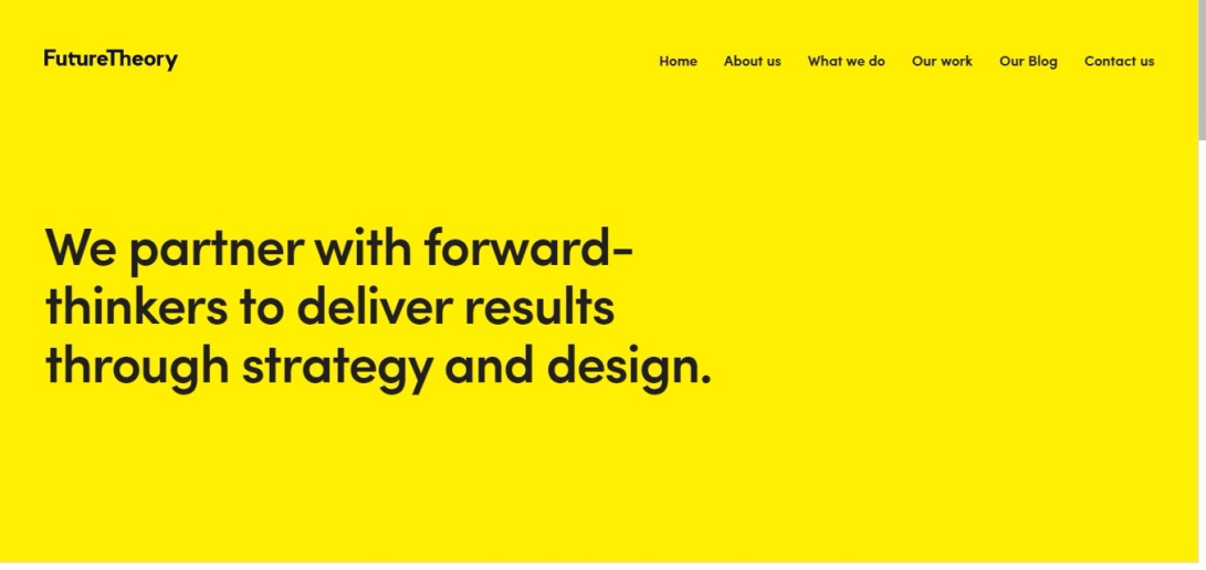 FutureTheory · Canberra web design, logos and more