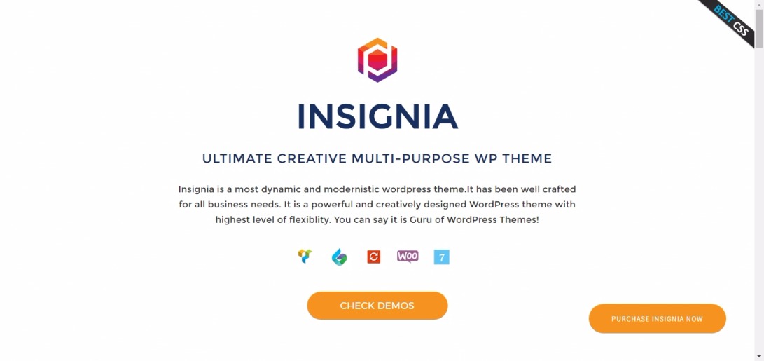 Insignia – High Performance Creative MultiPurpose WordPress Theme