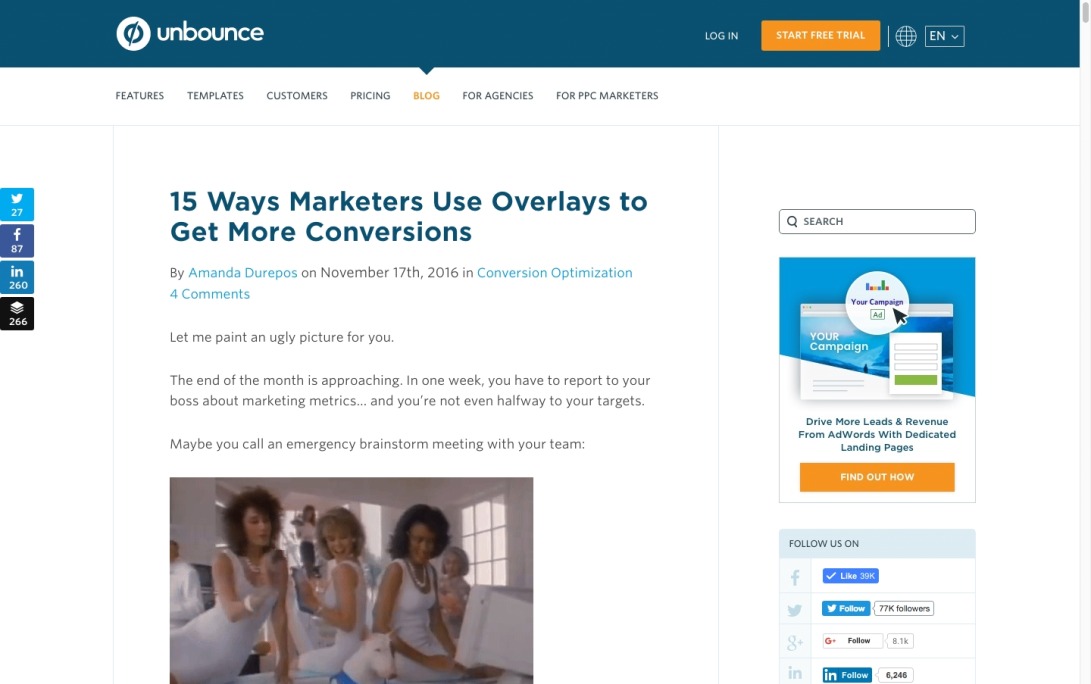 15 Ways Marketers Use Overlays to Get More Conversions