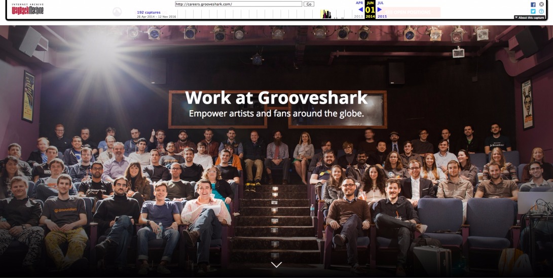Grooveshark | Careers