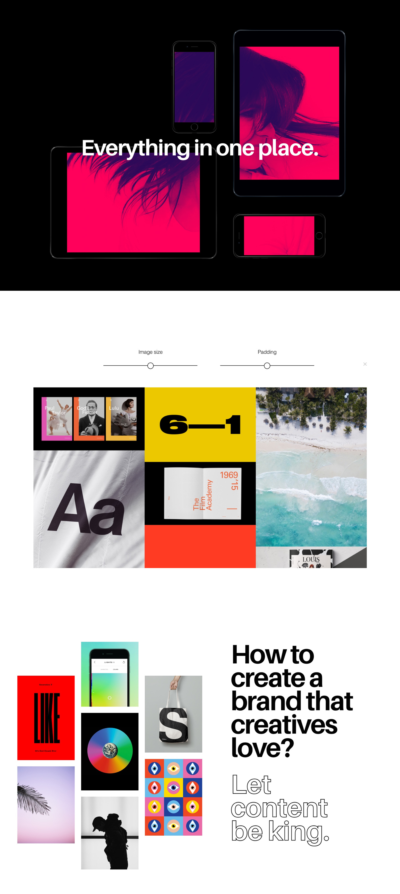 Web design: Savee. All your inspiration in one place