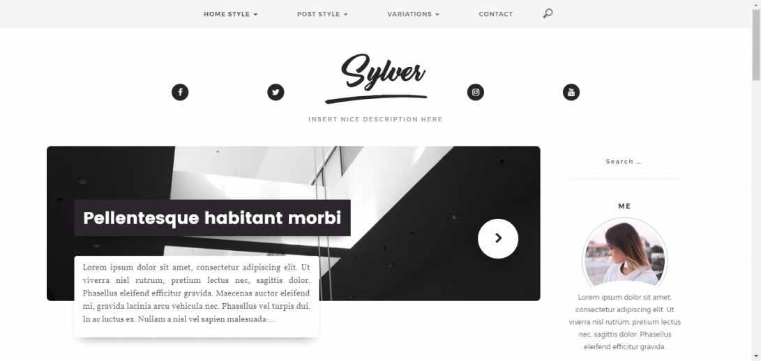Sylver – Blog/Magazine Wordpress Theme