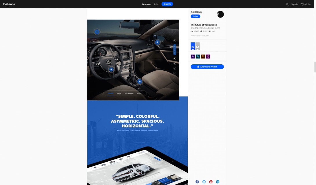 The future of Volkswagen on Behance