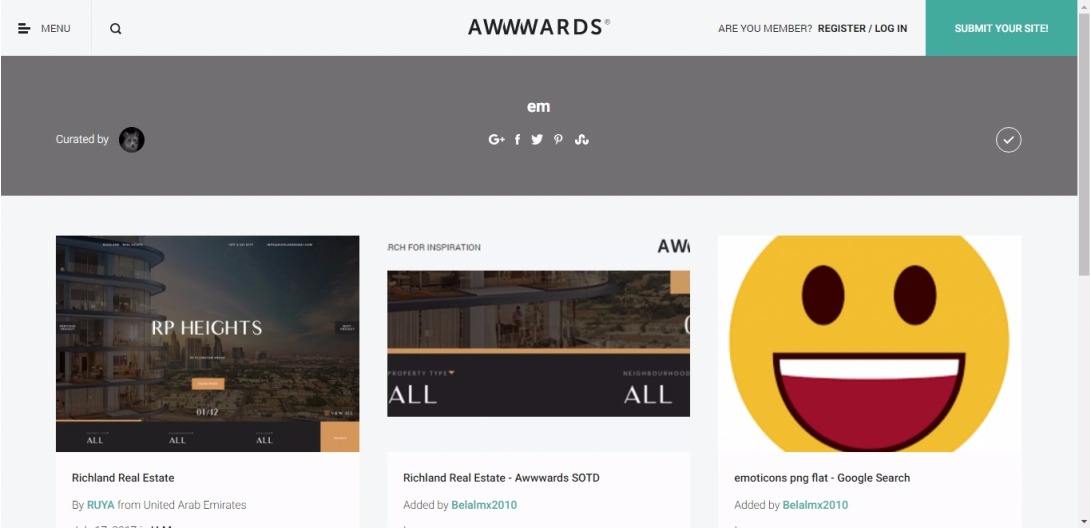 em - Awwwards