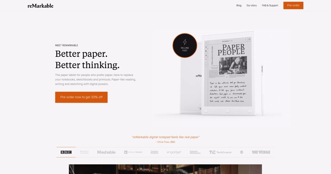 reMarkable | The paper tablet