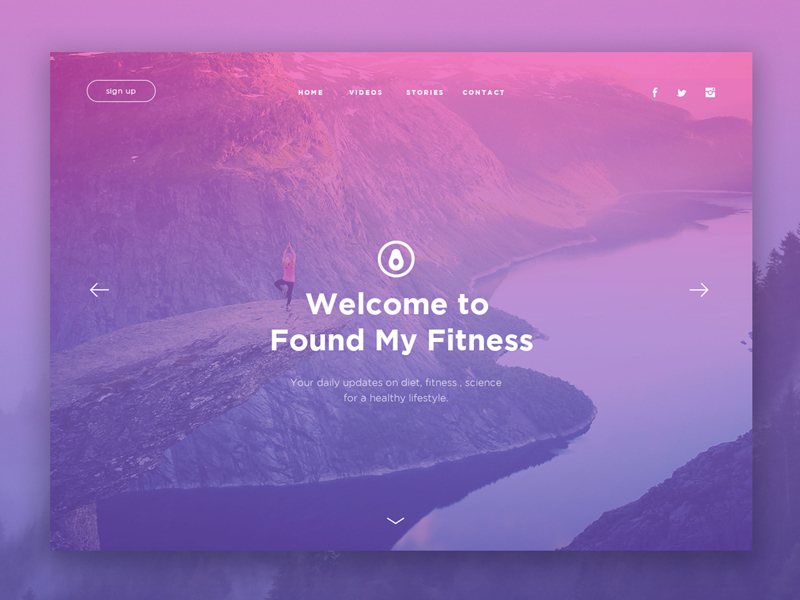 Homepage Concept by Medina Krluch - Dribbble