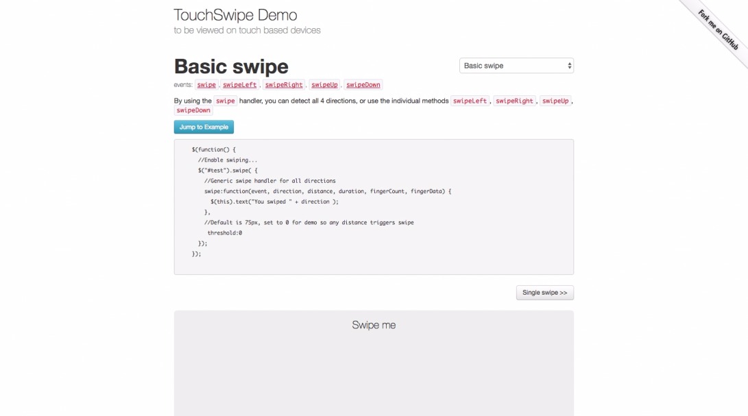 touchSwipe