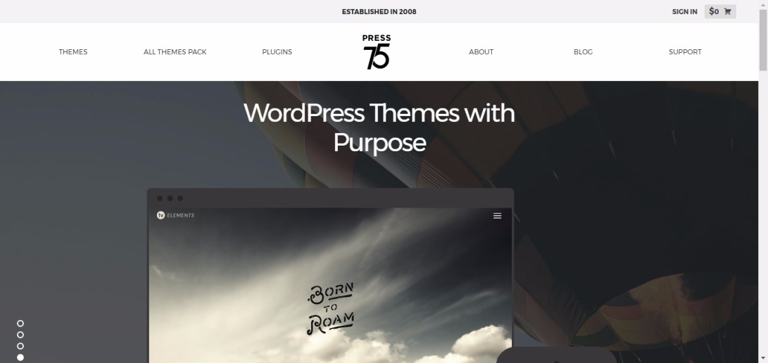 Premium WordPress Themes by Press75 - A Premium WordPress Theme Shop