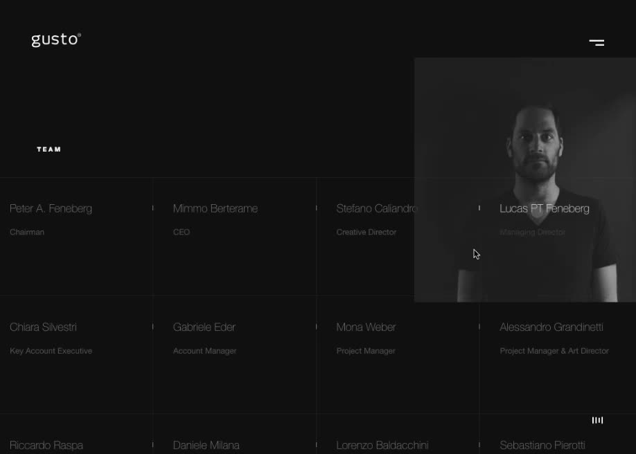 Universal Favourite Studio - Team page - Awwwards