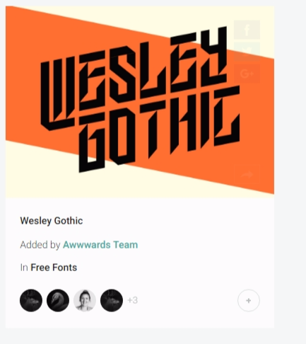 Free Fonts - Awwwards