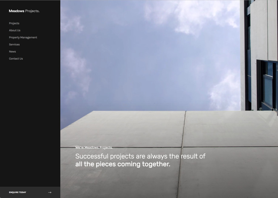 Meadows Projects - Awwwards Nominee