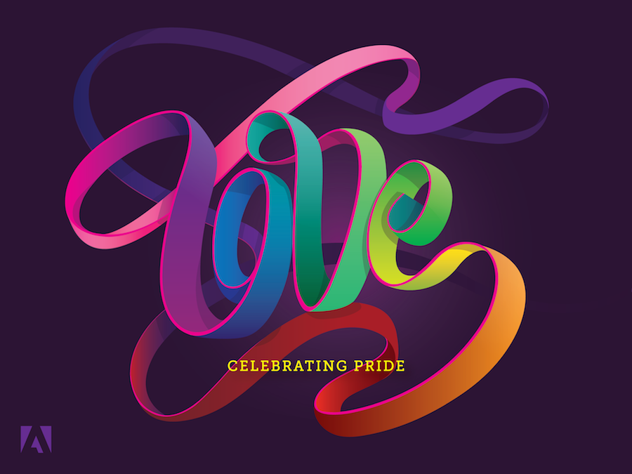 Unity, Love, Strength: Designing Adobe’s 2017 Pride Visuals | Create