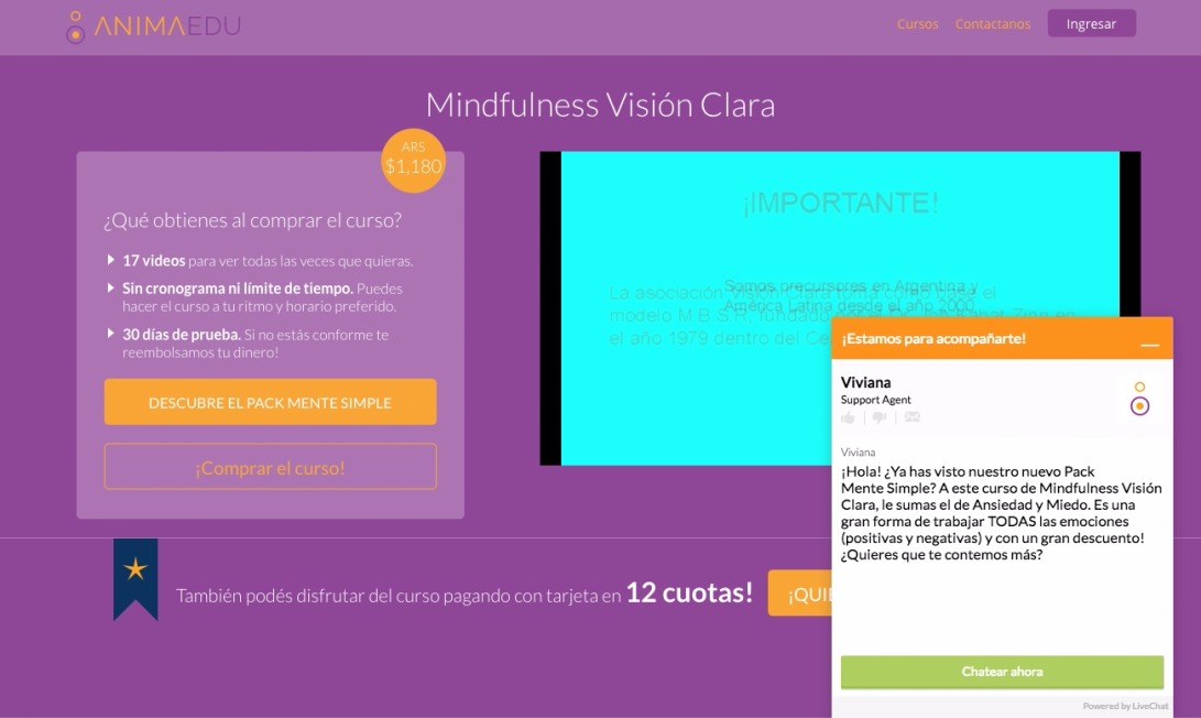 Clase gratis: Mindfulness: "Visión Clara"