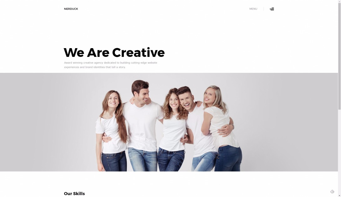 About Us – Minimal Creative Portfolio Theme