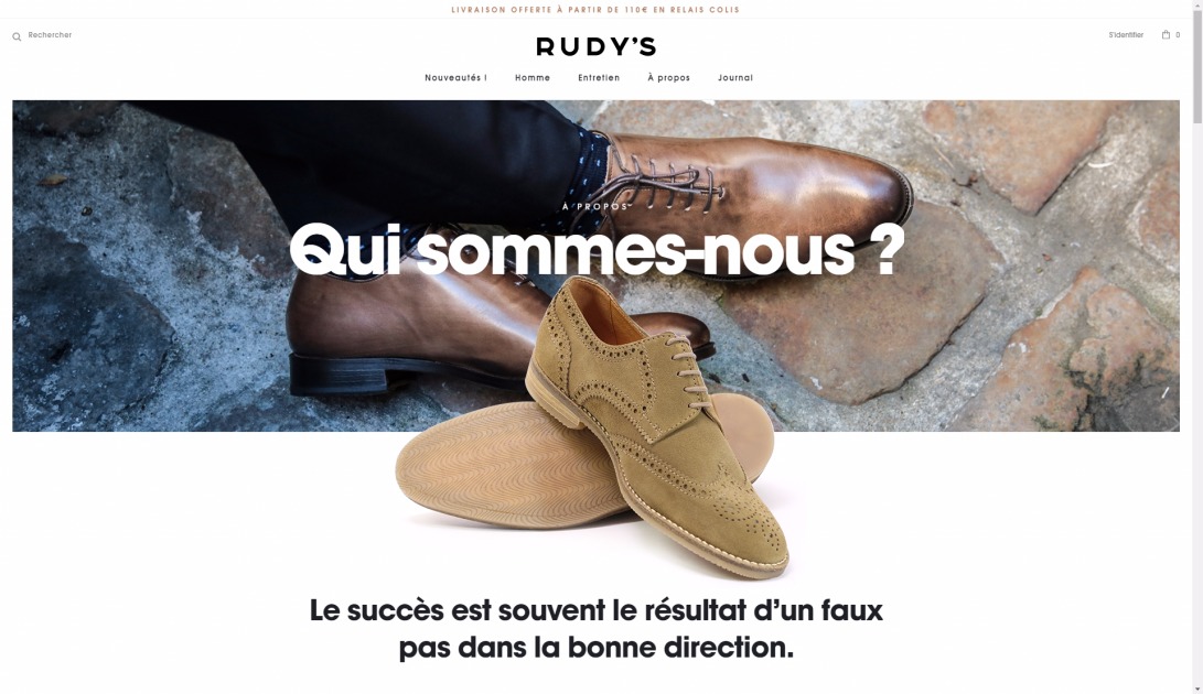 Qui sommes-nous ? | Rudy's Chaussures Paris