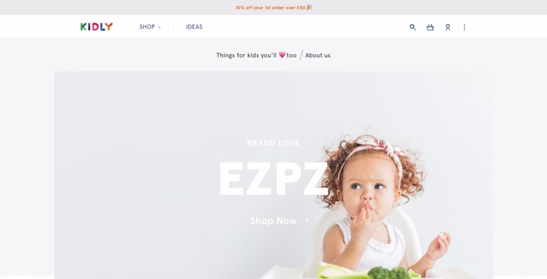 KIDLY - Things for kids you'll love too.
