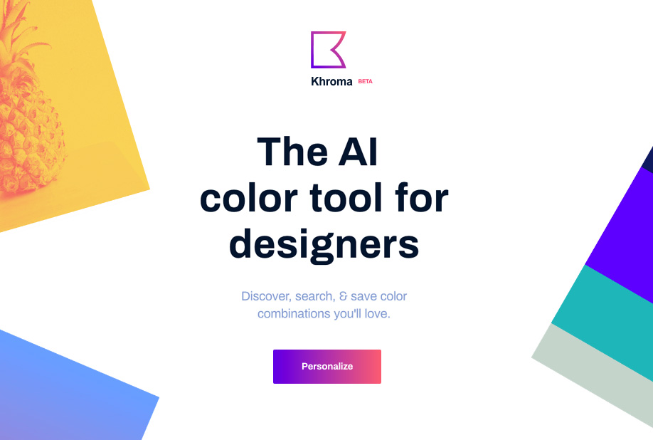 The AI color tool for designers
