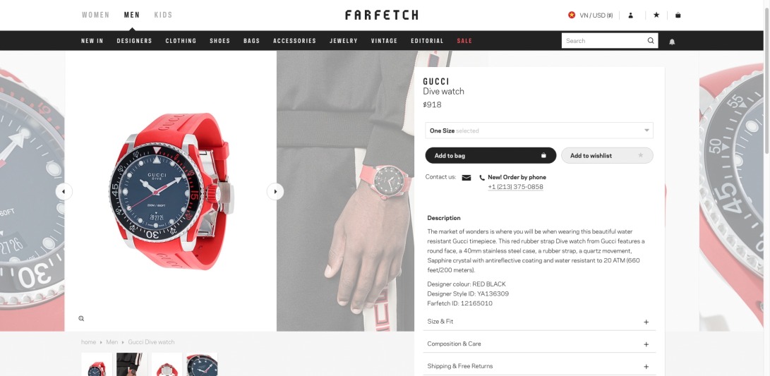 Gucci Dive Watch - Farfetch