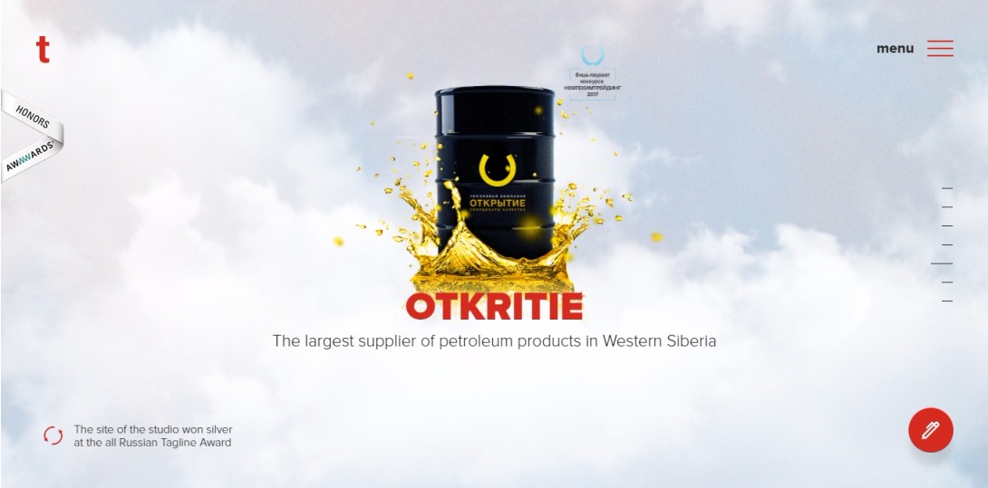 Studio T — one of the strongest studios of Siberia. We do awesome design. Web design & development.