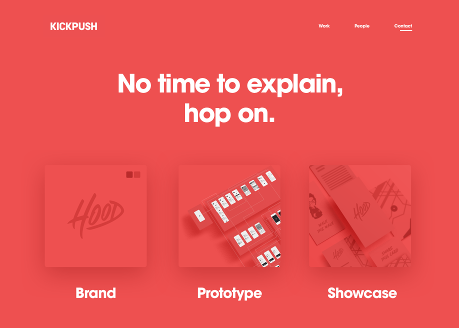 Kickpush - Design studio - Awwwards Nominee