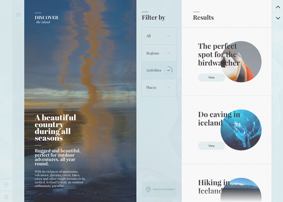 Search filter - Love for Iceland