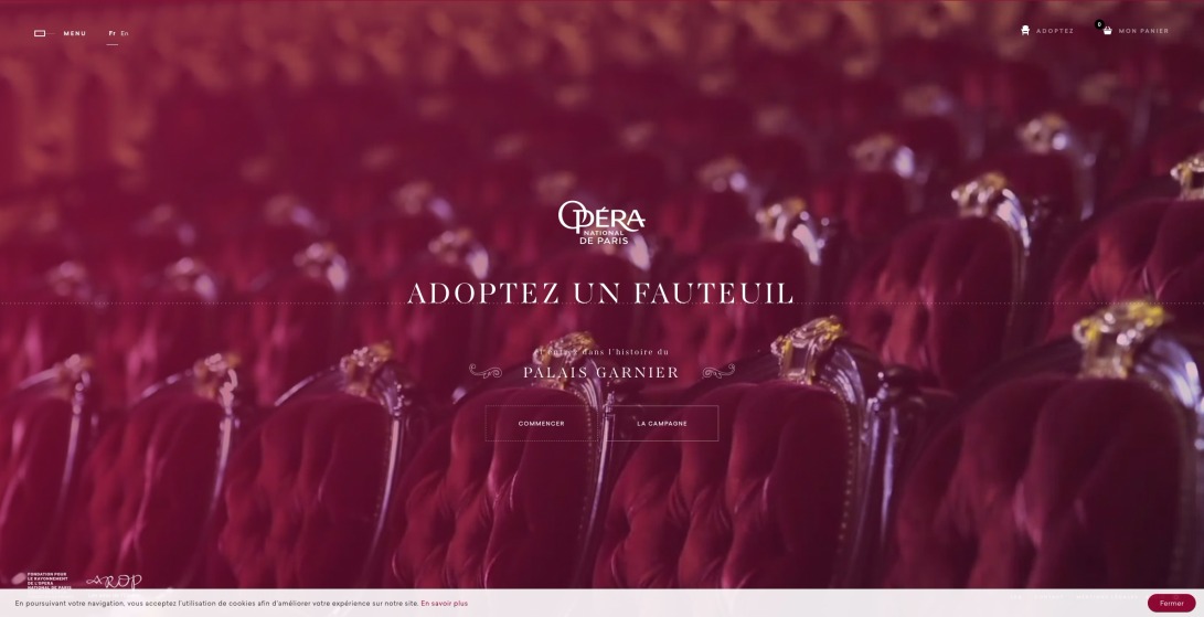 Adoptez un fauteuil – Fauteuils de l’Opéra de Paris