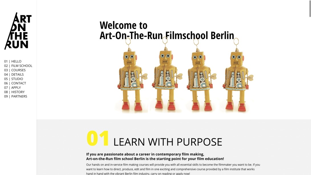 Filmschool Berlin | Learn everything about film - Art-on-the-Run Film School Berlin
