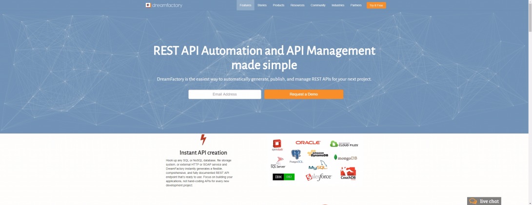 DreamFactory Features