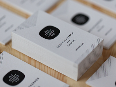 New Business Cards by Seth Nickerson