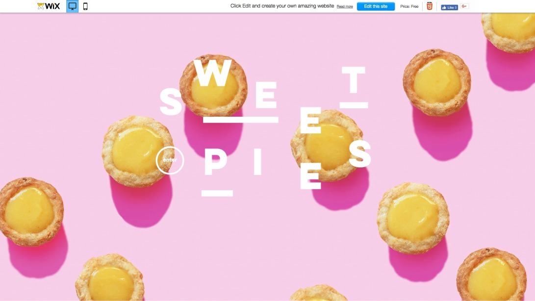 Baking Workshop Website Template | WIX