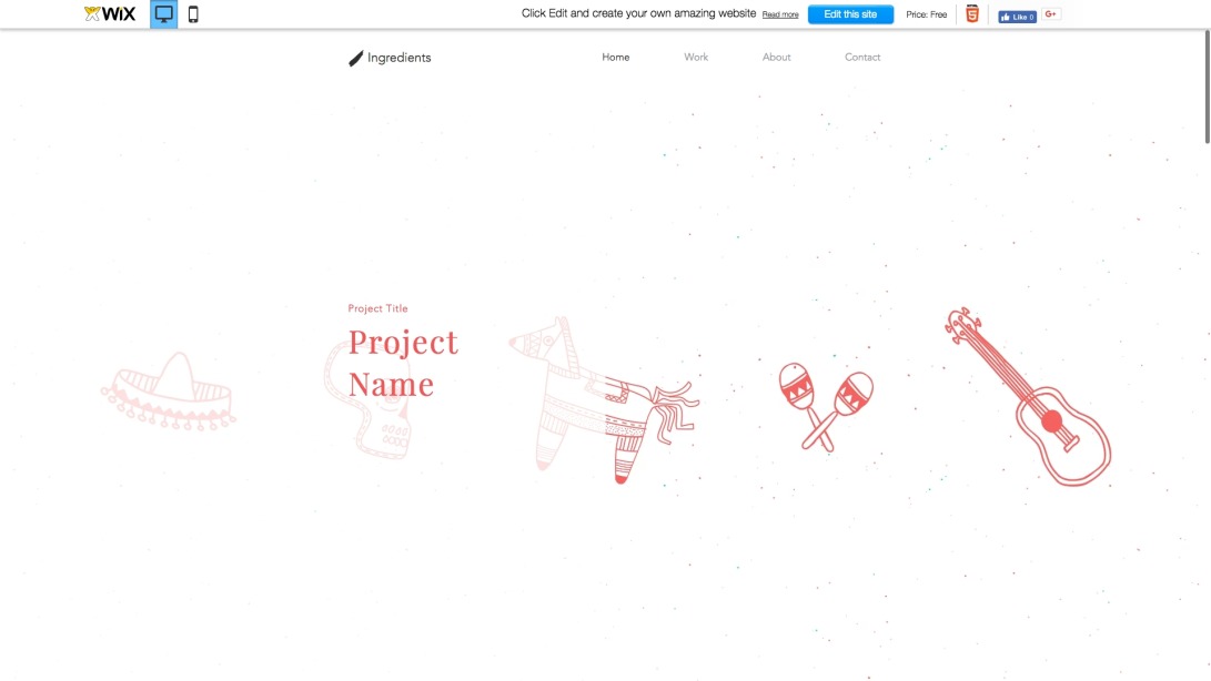 Creative Studio Website Template | WIX