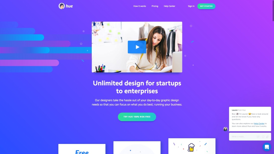 Hue - Unlimited Graphic Design Help