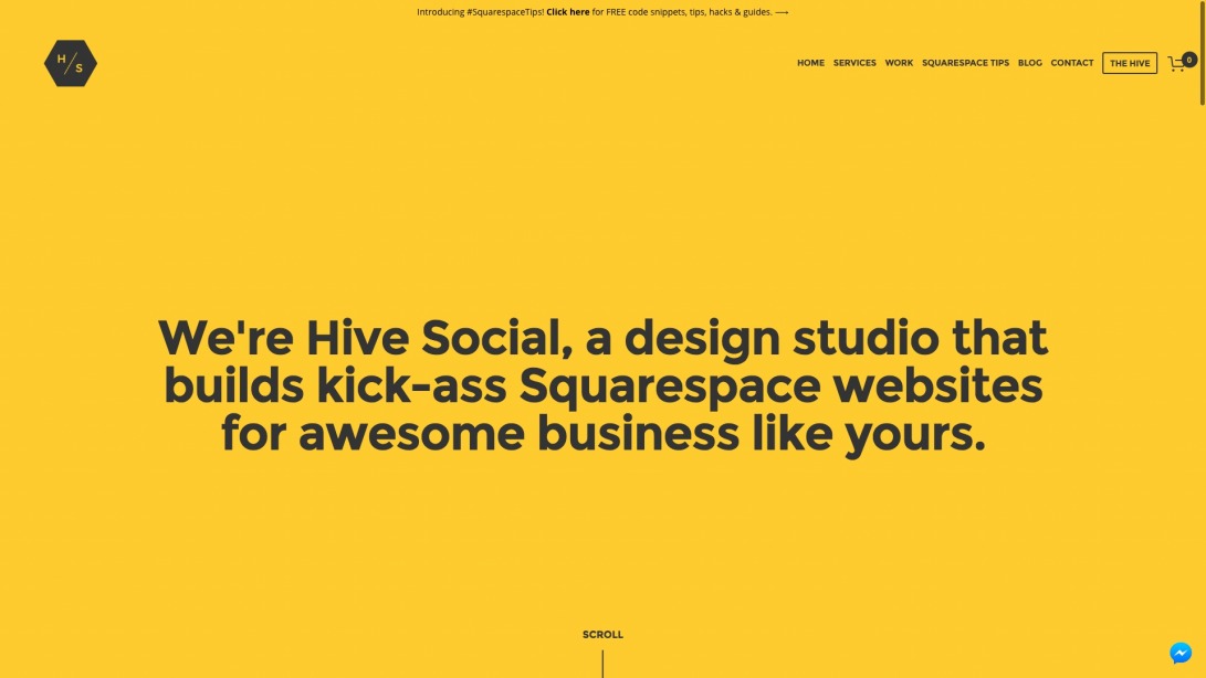 Hive Social | Squarespace Design & Development