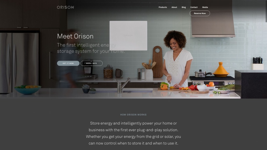 Homepage - Orison