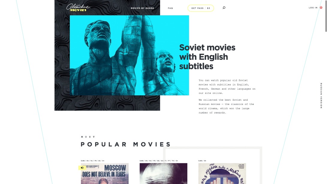 Soviet and Russian Movies in English online