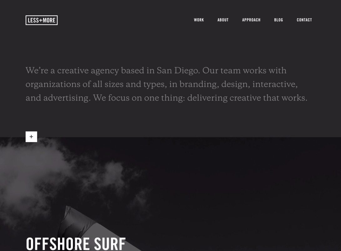 LESS+MORE | A San Diego Design and Branding Agency