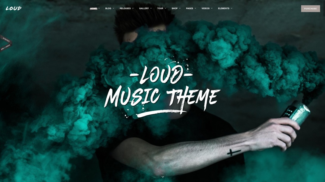 Landing Page - Loud