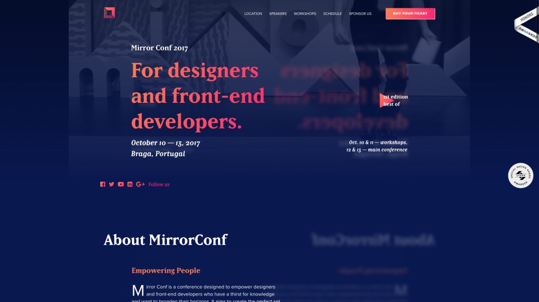 Mirror Conf 2017: a design and front-end development conference