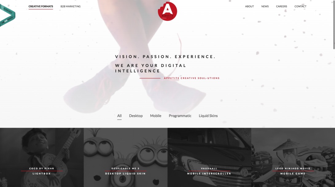 Appetite Creative | World classs brand and digital solution
