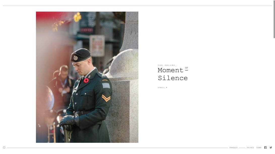 Online Moment of Silence