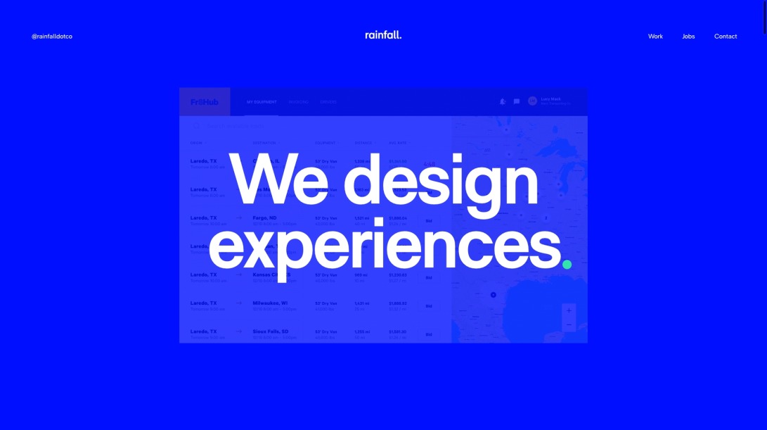 Rainfall. – An experience design studio