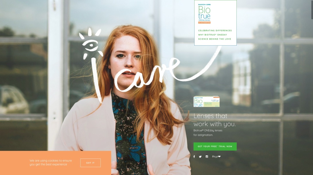 Biotrue ONEday lenses for astigmatism | Bausch + Lomb UK