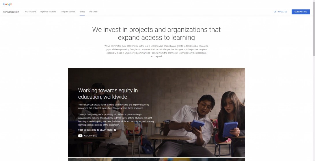Giving | Google for Education