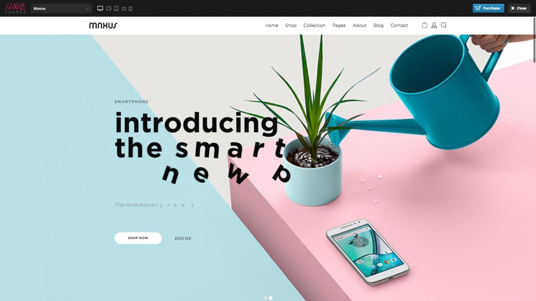 Awethemes | Demo : Maxus